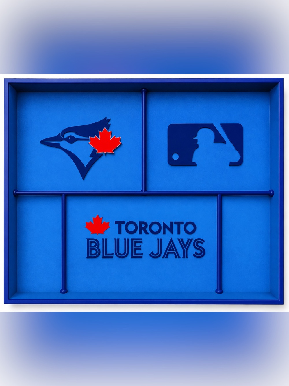 Toronto Blue Jays Light Blue MLB Pocket Dump Tray - For Keys, Wallet, Money, Etc
